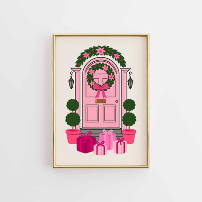 Holiday Front Porch Print