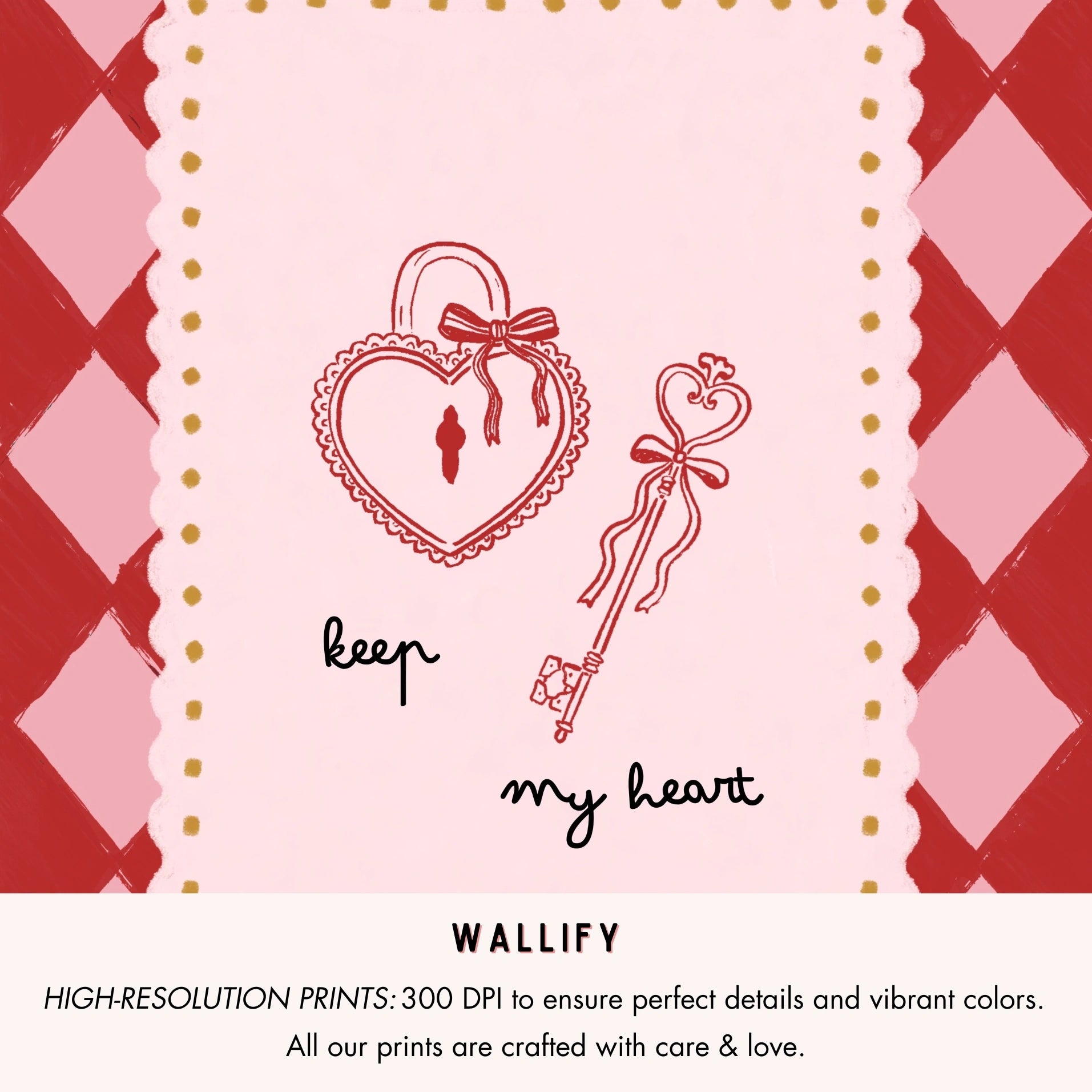 Ensemble de 20 impressions pour la Saint-Valentin