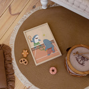 Whimsical Tennis Court Decor – Nursery & kids wall art