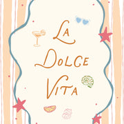 La Dolce Vita - Poster costiero