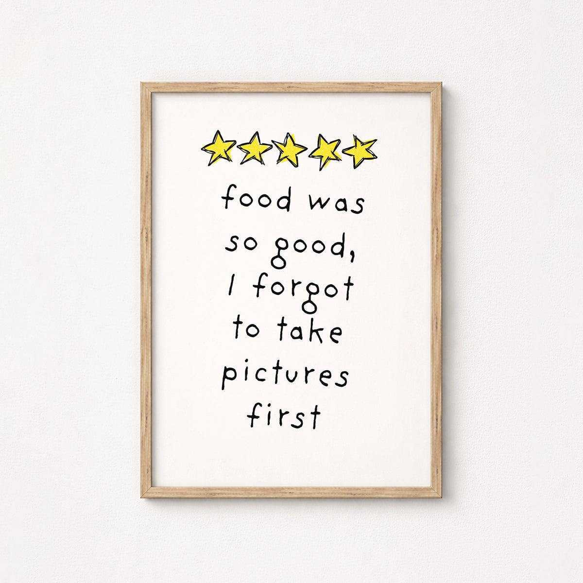The Food Was So Good – Décoration murale pour cuisine