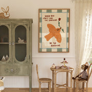 Be the Sunshine Orange Dove – Art mural pour chambre de bébé et enfants
