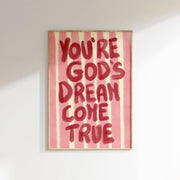 You’re God’s Dream – Christian Wall Art