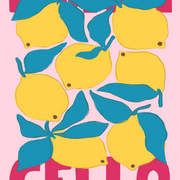 Limoncello Pink – Kitchen Wall Art