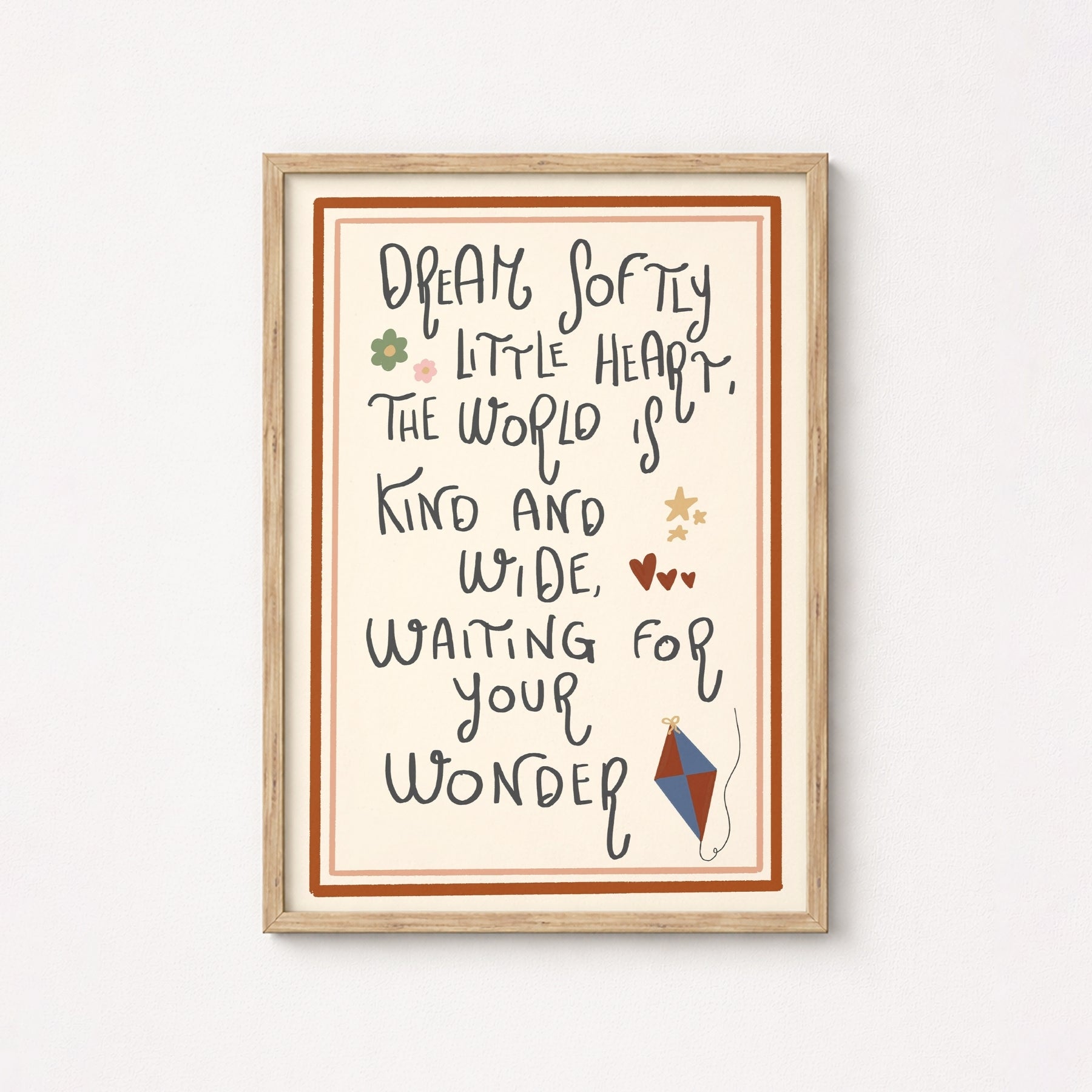 Vintage Quote Wall Art, Vintage Nursery Decor