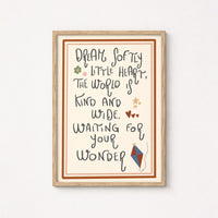 Vintage Quote Wall Art, Vintage Nursery Decor