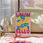 Limoncello Pink – Kitchen Wall Art