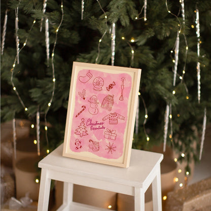 Christmas Essentials – Preppy Christmas Poster