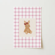 Cute Brown Rabbit – Poster per bambini
