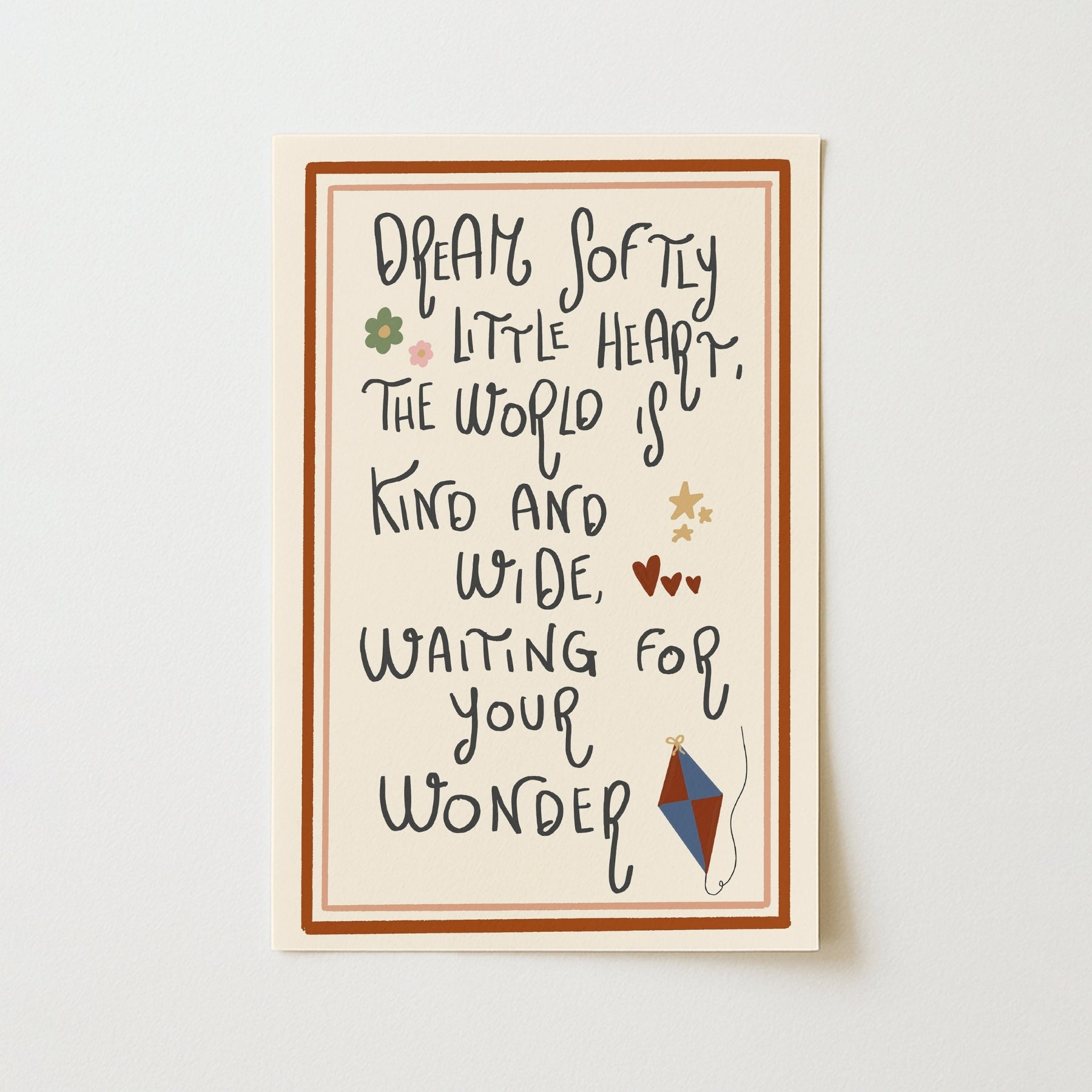 Vintage Quote Wall Art, Vintage Nursery Decor
