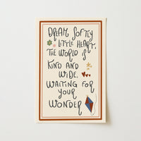 Vintage Quote Wall Art, Vintage Nursery Decor
