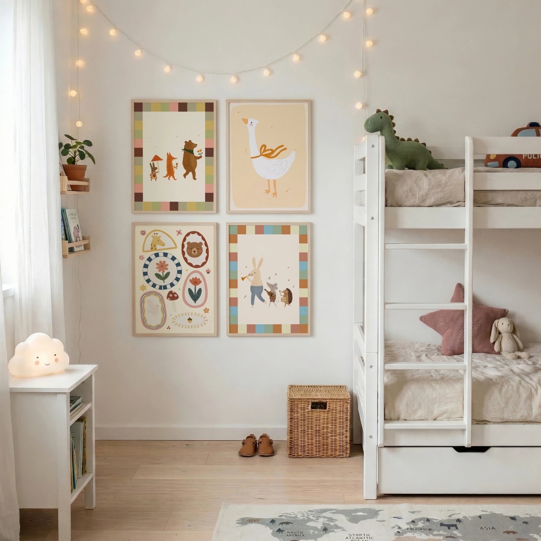 Woodland Nursery Wall Art Set of 4