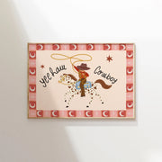 Yeehaw Cowboy – Nursery & kids wall art