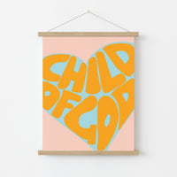 Décoration murale Enfant de Dieu – Impression chrétienne tendance