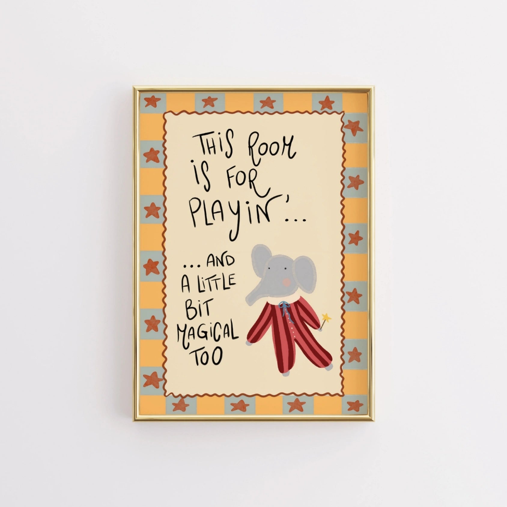 Questa stanza è per giocare - Stampa per bambini
