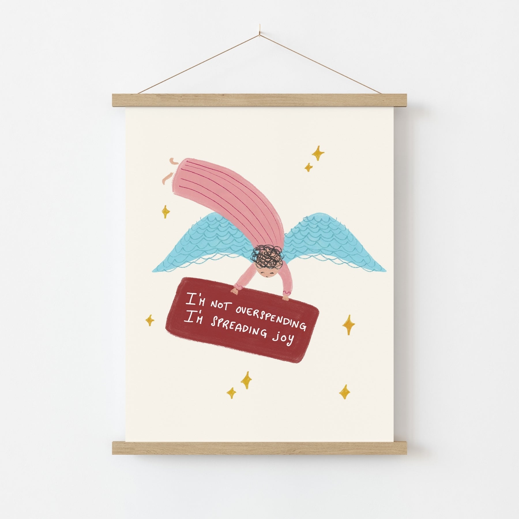 Whimsical Christian Quote Print