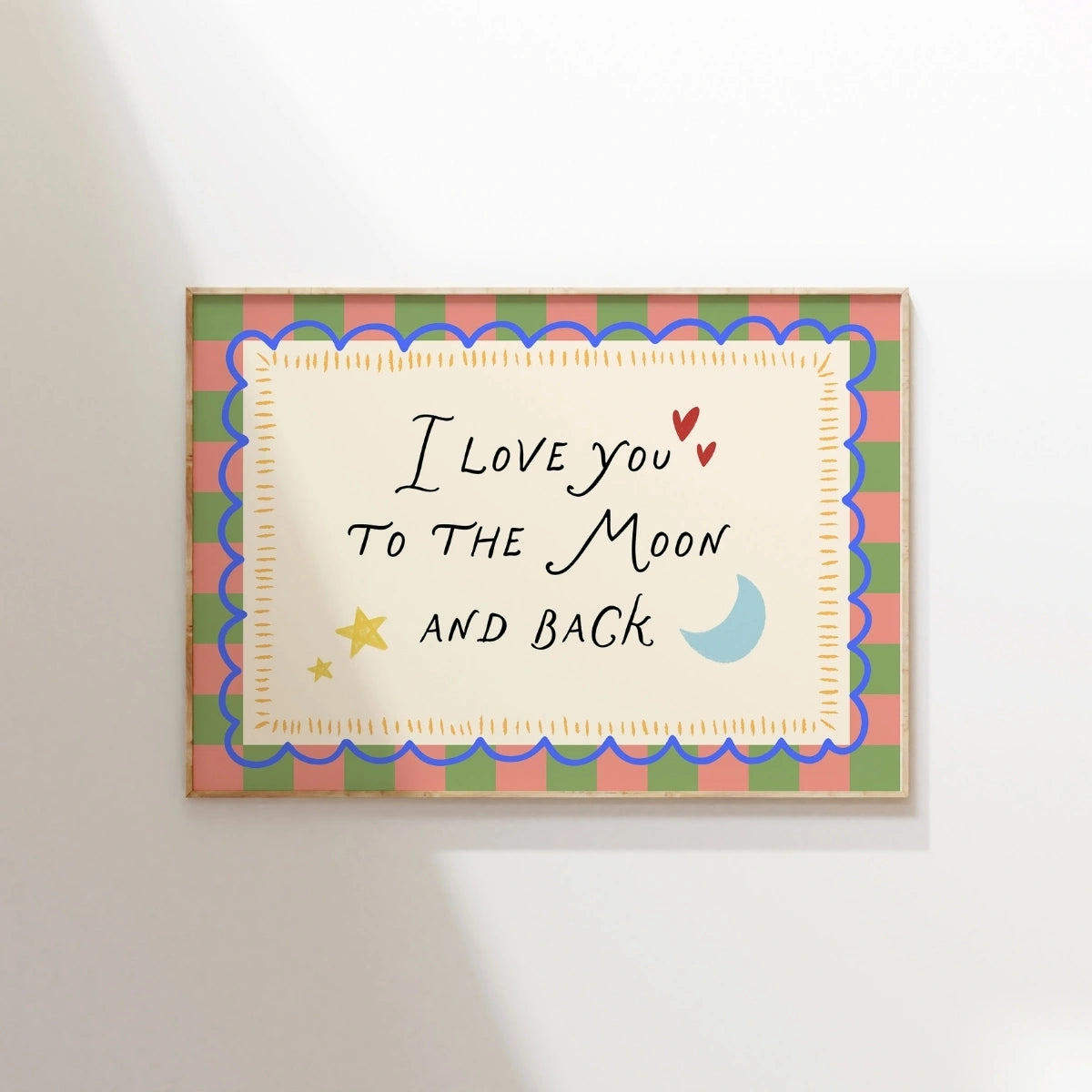Sweet Nursery Poster, Colorful Kids Decor