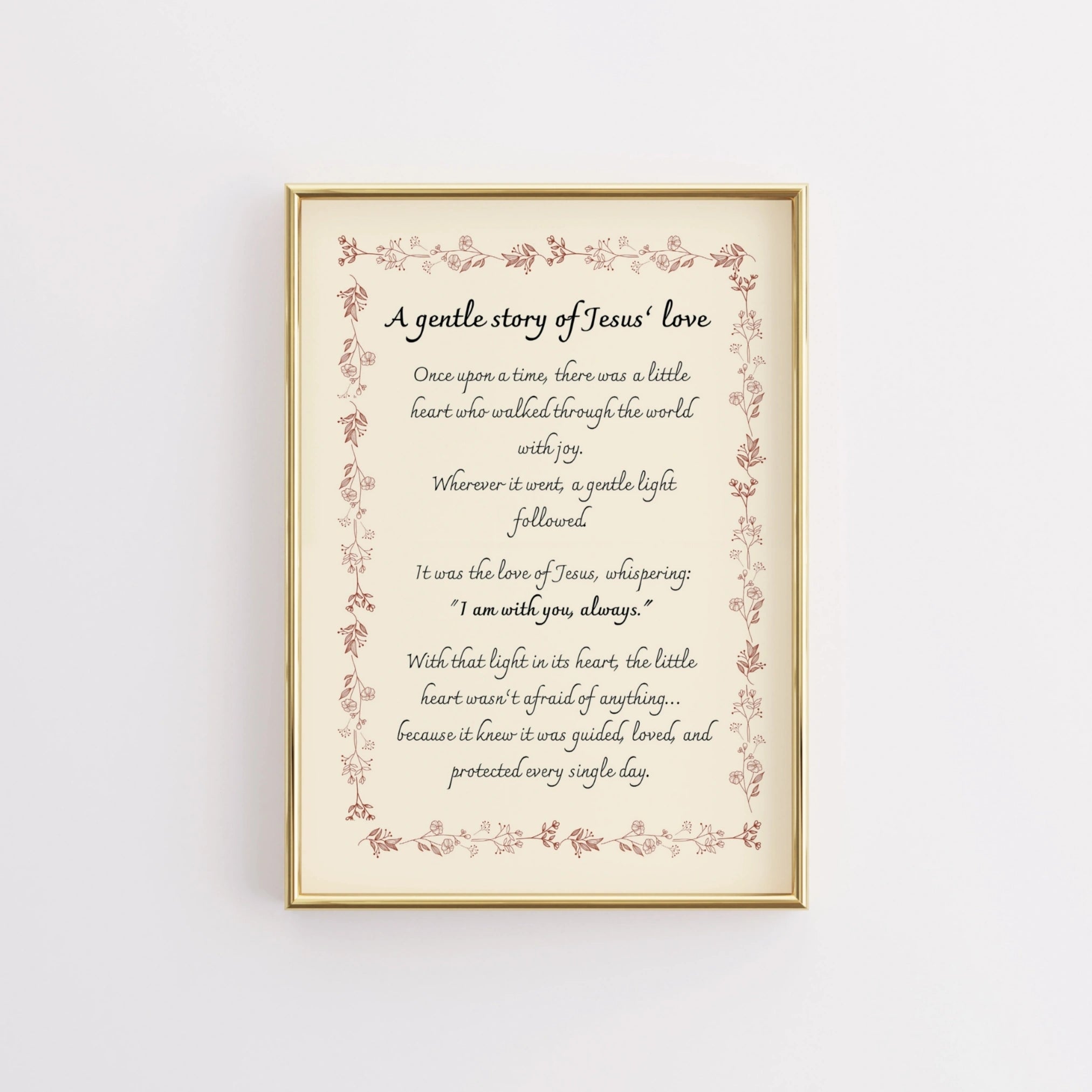 A Gentle Story of Jesus Love