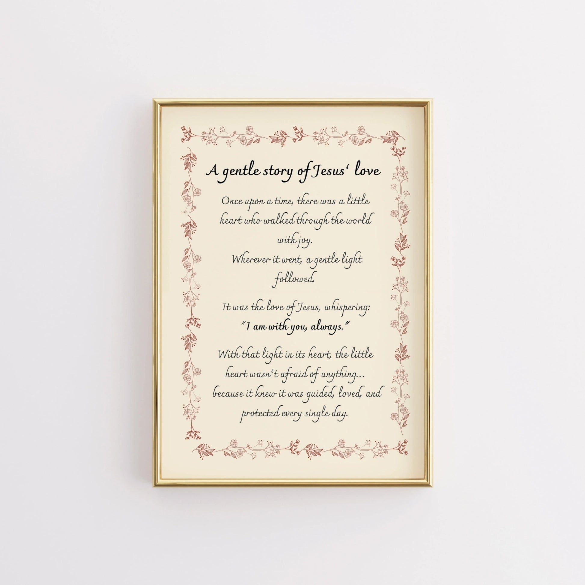 A Gentle Story of Jesus Love