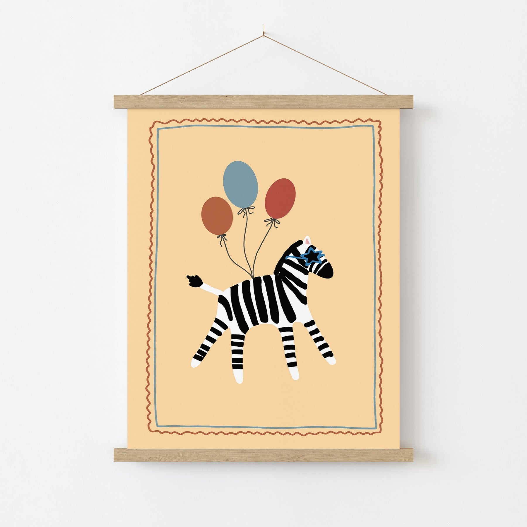 Zebra Nursery Print