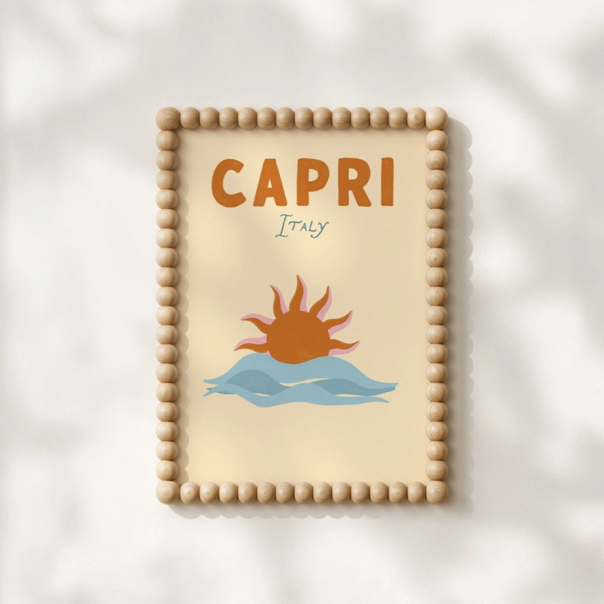 Capri Italy Wall Art, Coastal Wall Decor