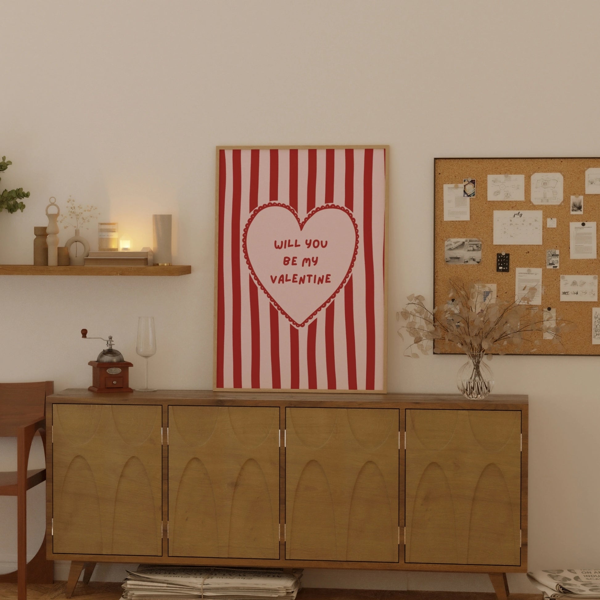 Imprimé cœur de la Saint-Valentin