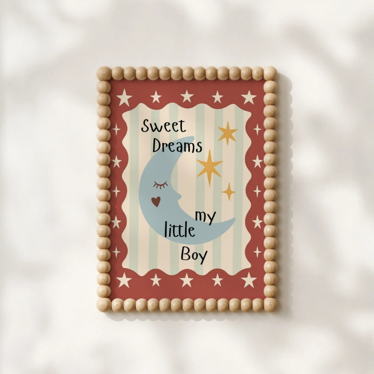 Sweet Dreams My Little Boy, Colorful Kids Decor