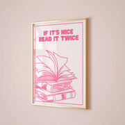 Read It Twice – Bookish Wall Art