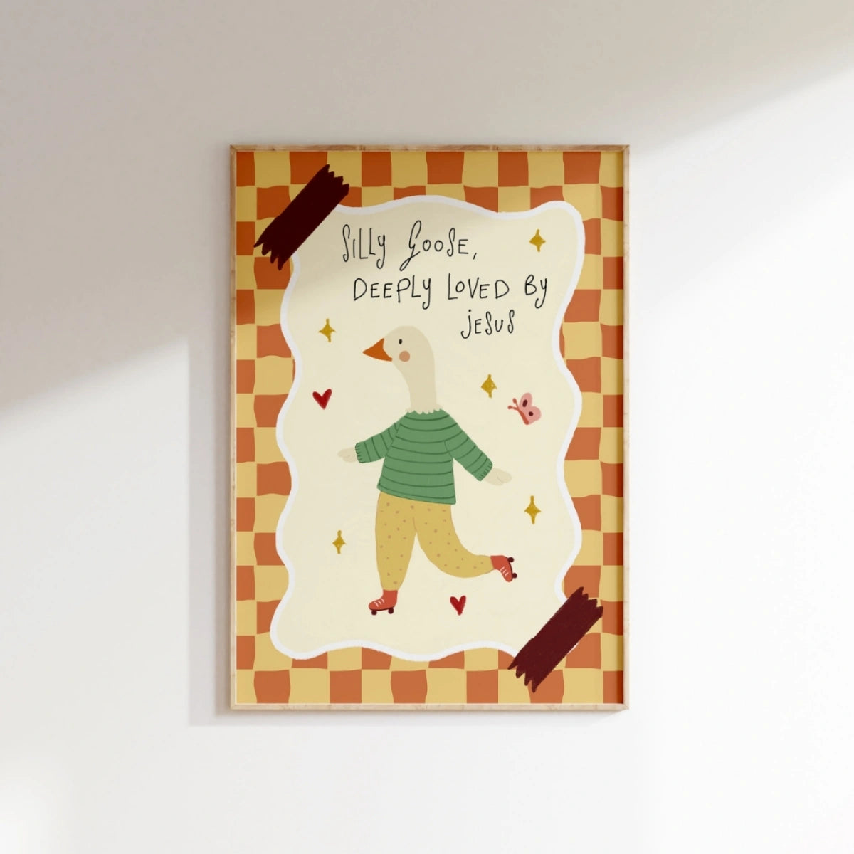 Silly Goose Wall Art, Christian Nursery Decor