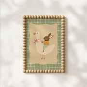 Goose and Bunny – Nursery & kids wall art