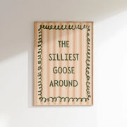 The Silliest Goose Around – Nursery & kids wall art