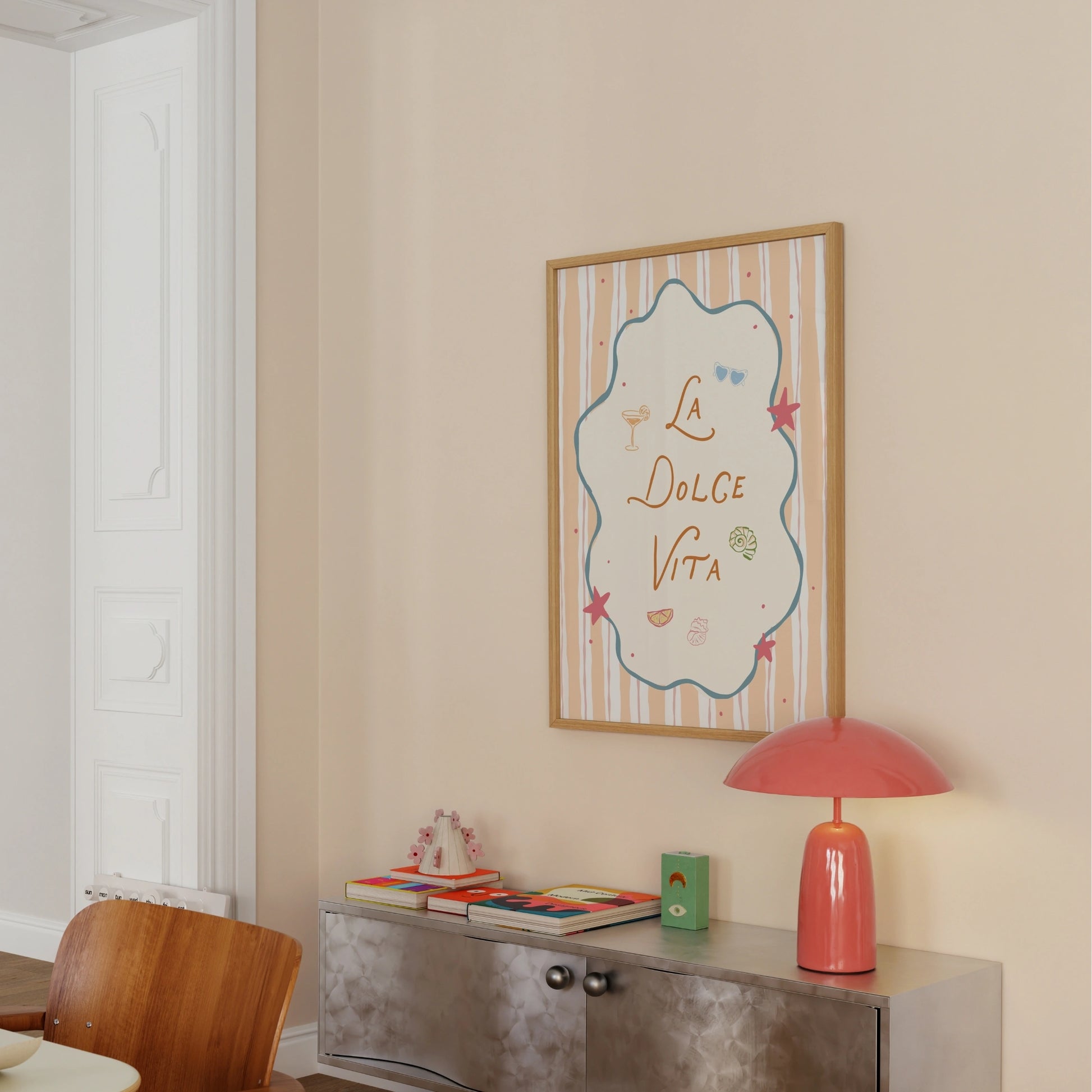 La Dolce Vita Wall Art, Coastal Wall Decor