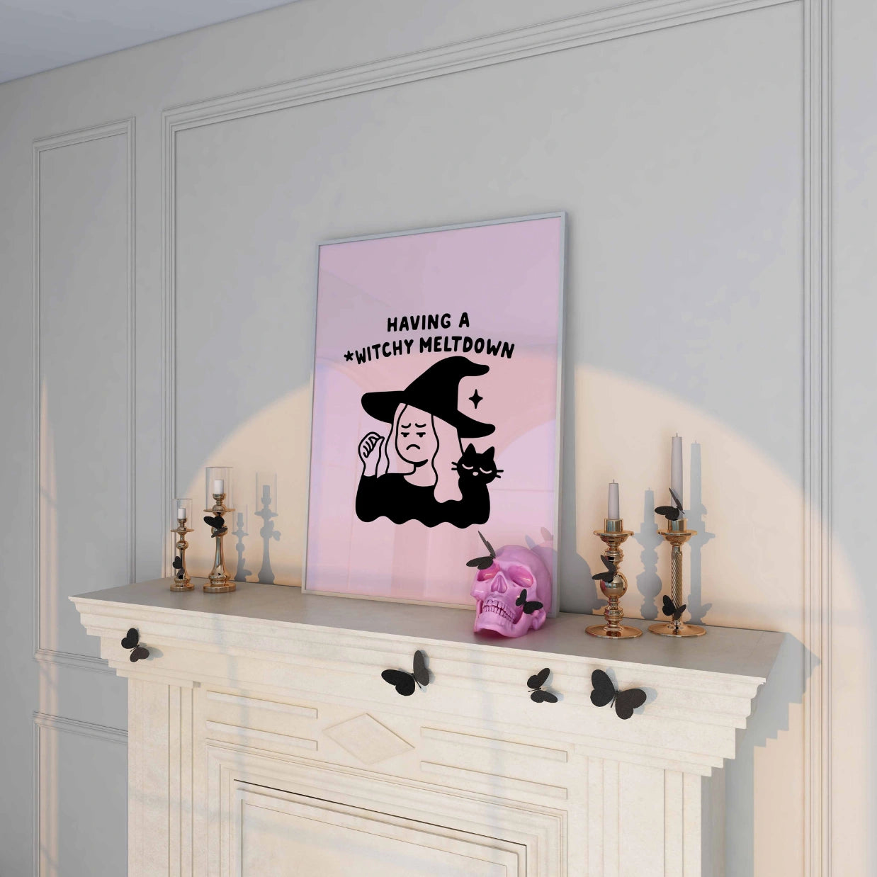 Witchy Meltdown  – Funny Halloween Print