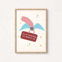 Whimsical Christian Quote Print