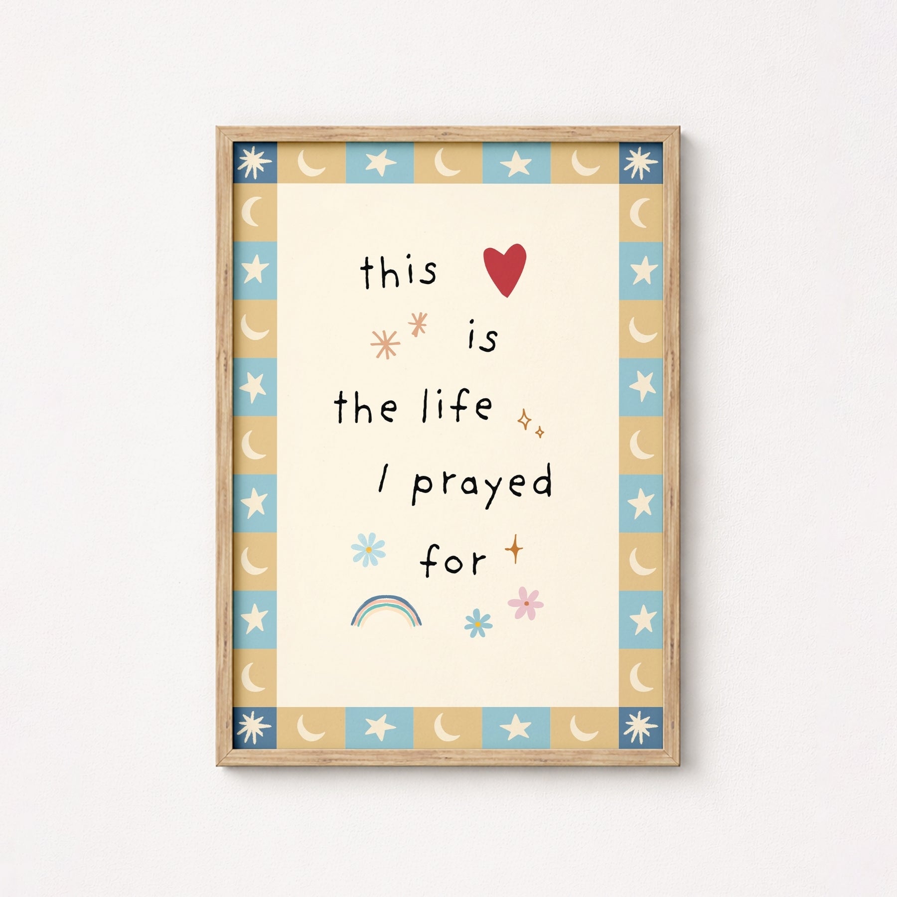 Decorazione per la cameretta dei bambini Faith