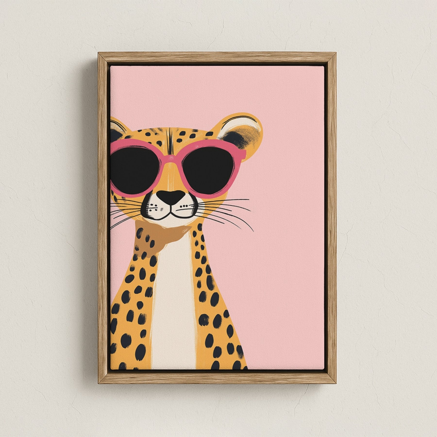 Cool Cheetah Canvas Wall Art