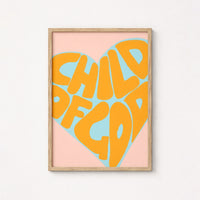 Décoration murale Enfant de Dieu – Impression chrétienne tendance