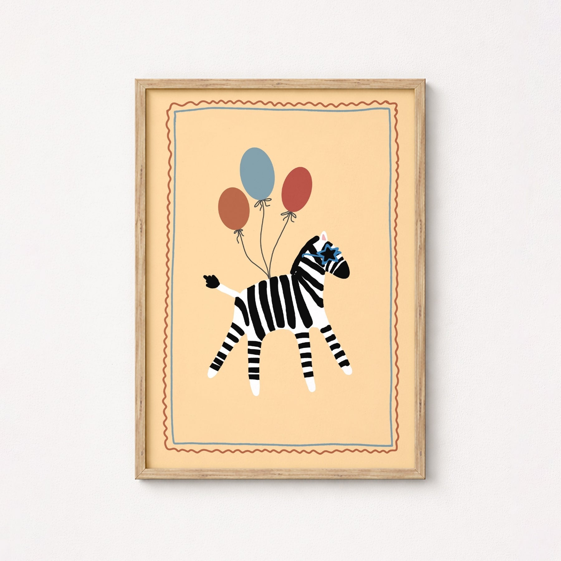 Zebra Nursery Print