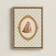 Bear Family – Nursery & Kids Canvas Wall Art