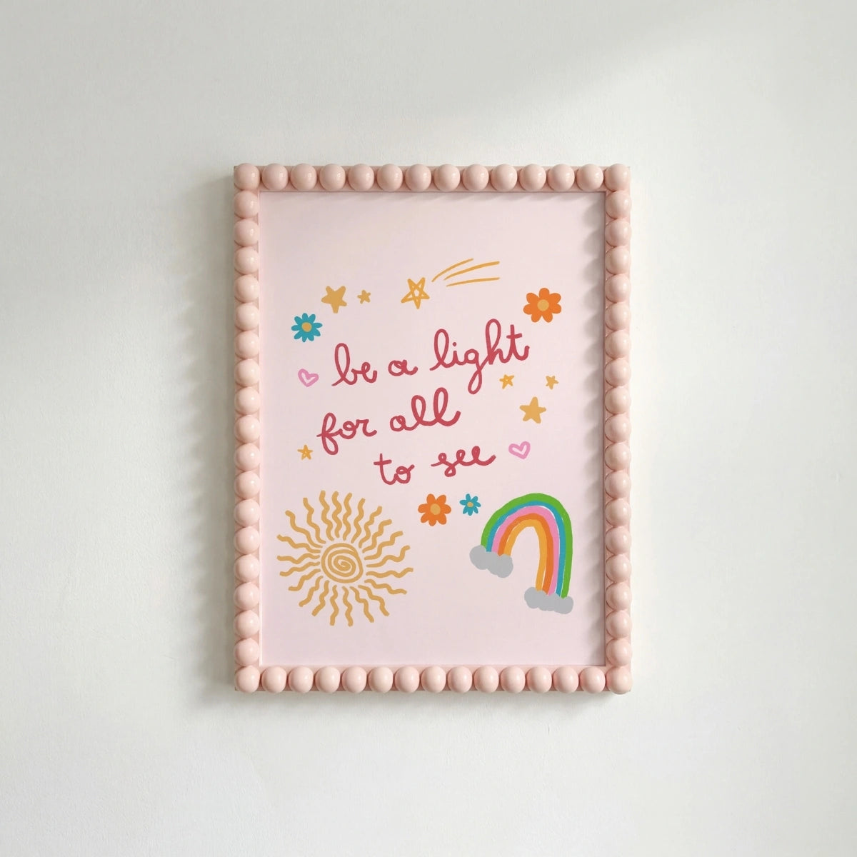 Décoration murale « Soyez une lumière que tous peuvent voir » – Décoration chrétienne pour chambre d'enfant, décoration murale chrétienne