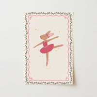 Stampa per cameretta con coniglietto ballerina