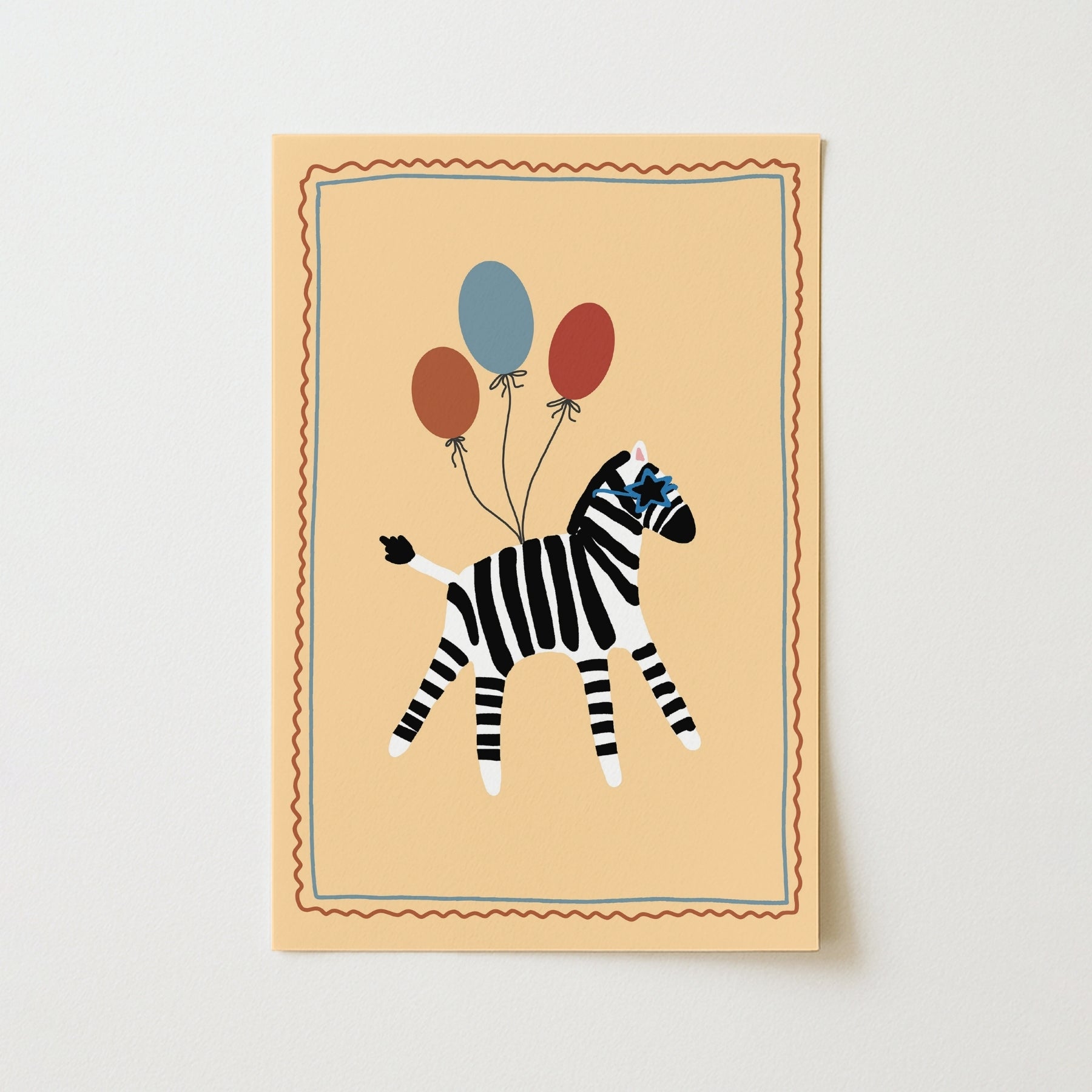 Zebra Nursery Print