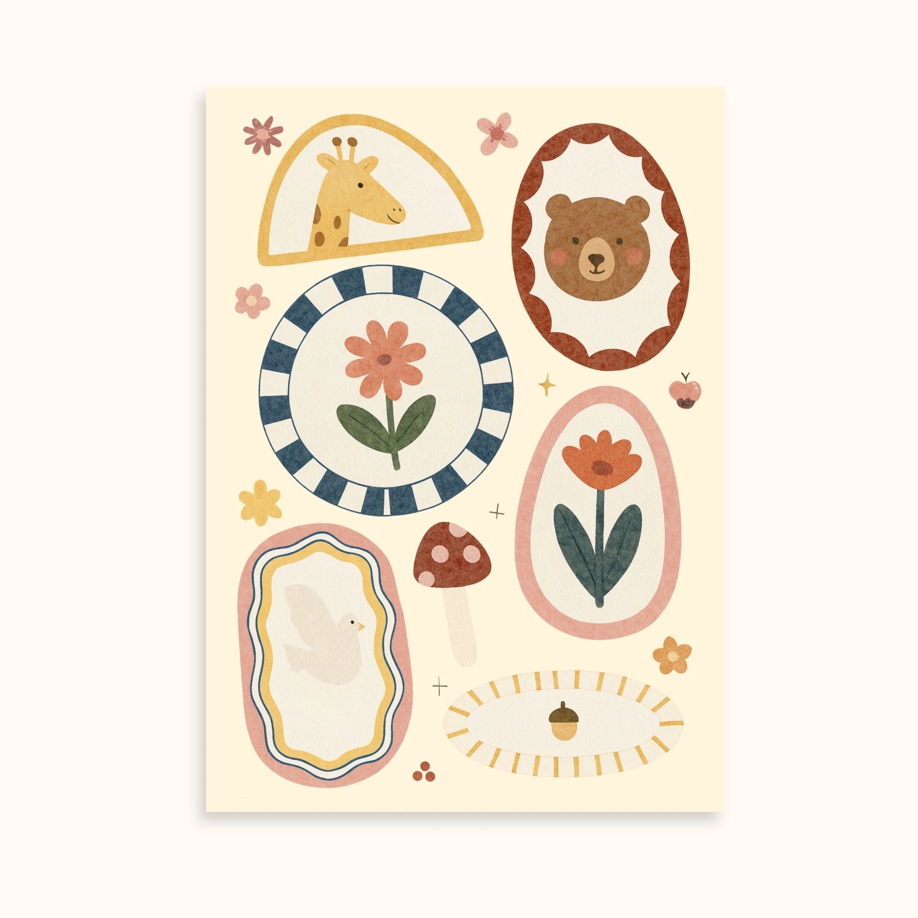 Woodland Nursery Wall Art Set of 4