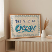 Take Me To The Ocean - Poster costiero