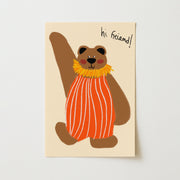 Friendly Bear – Nursery & kids wall art