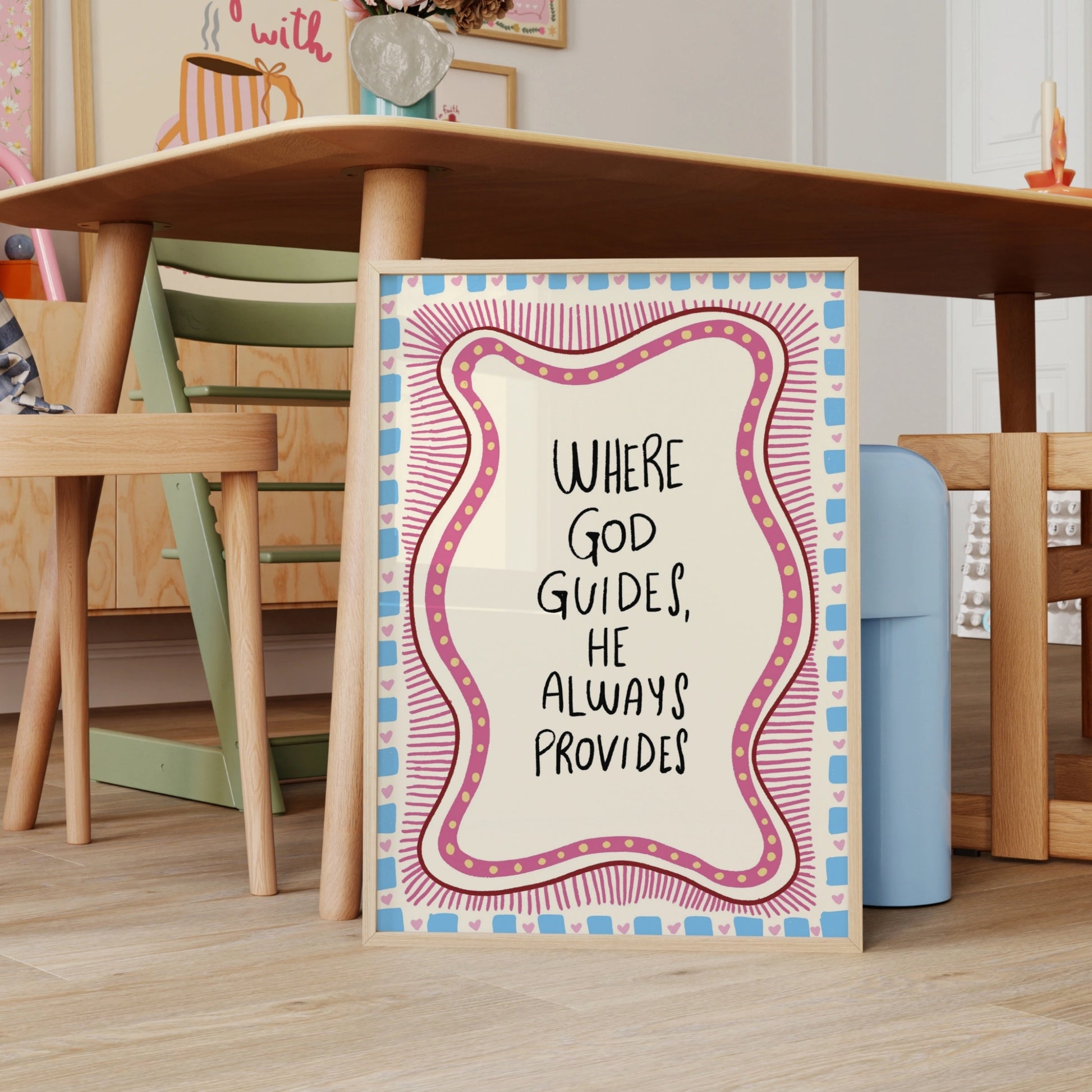 Art mural chrétien féminin