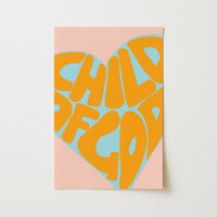 Décoration murale Enfant de Dieu – Impression chrétienne tendance