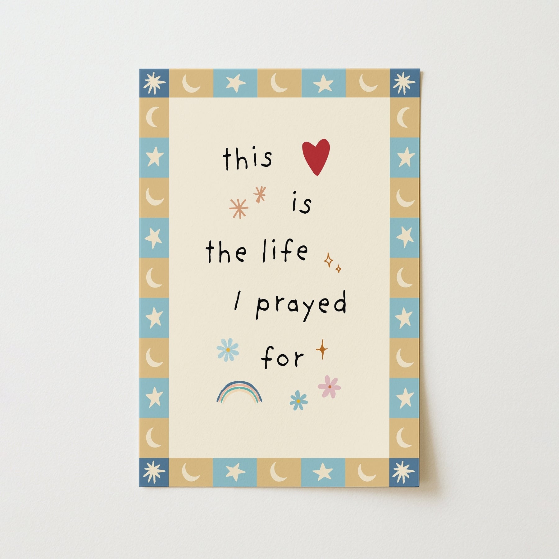 Decorazione per la cameretta dei bambini Faith