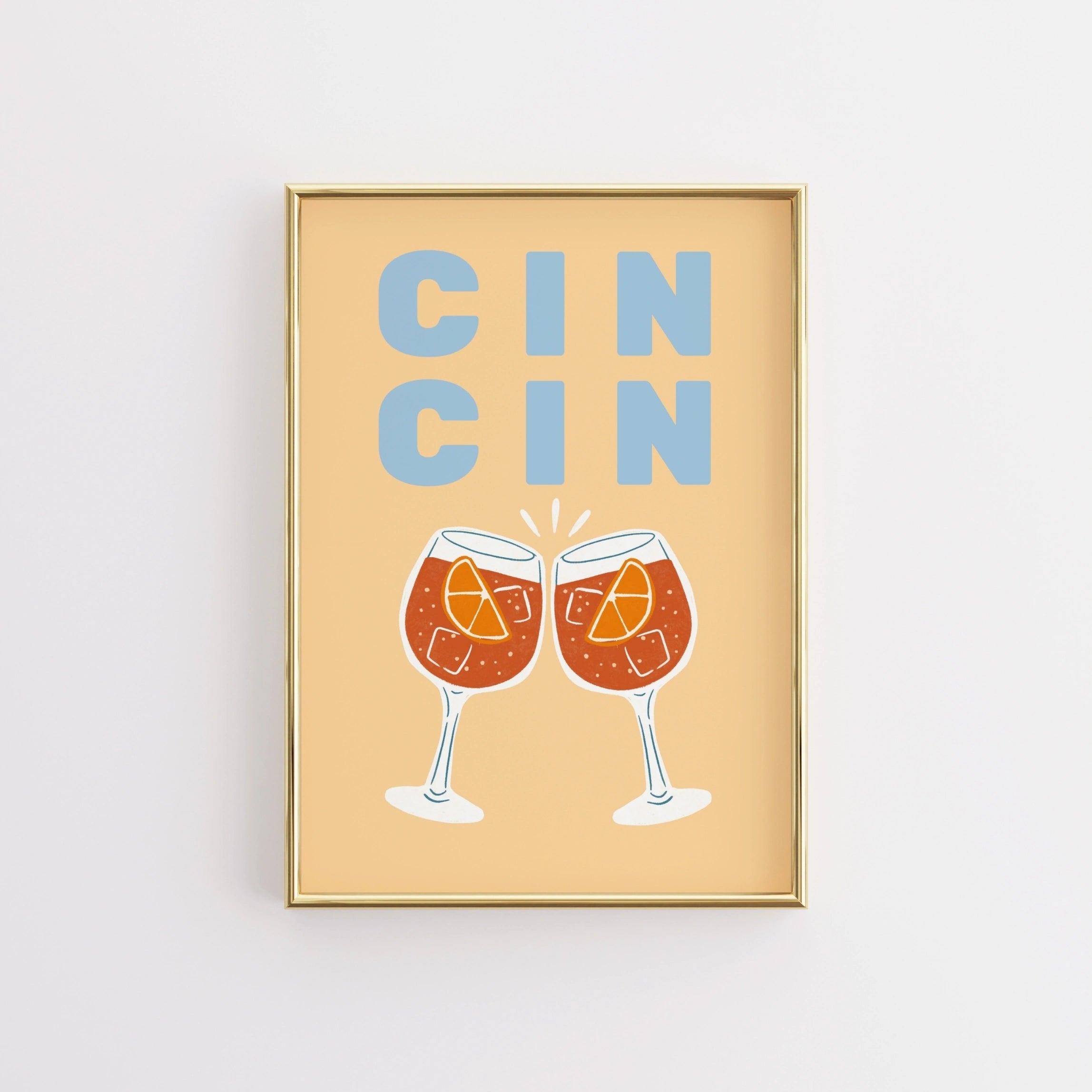 Arte De Pared Cin Cin Cocktail