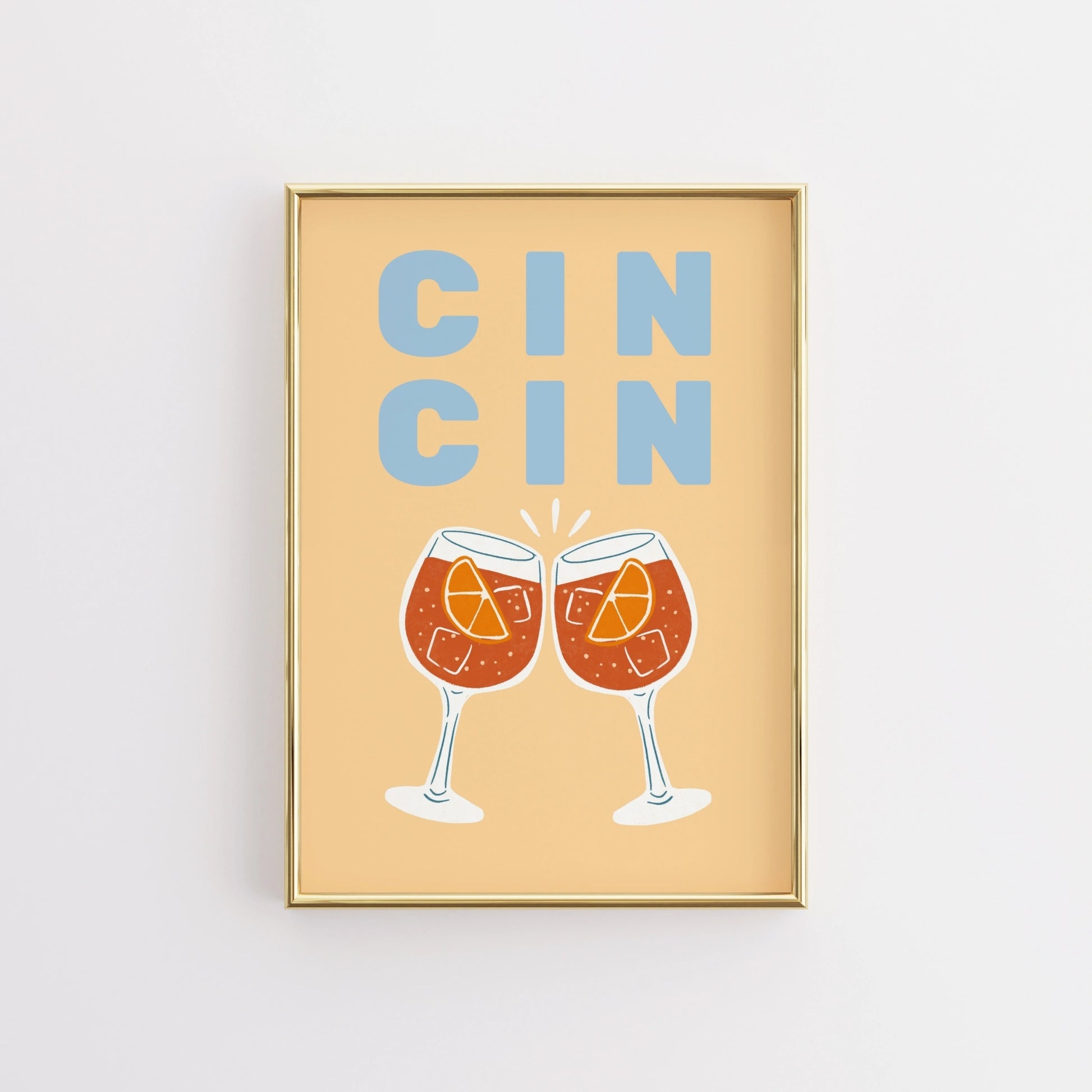 Cin Cin Cocktail Wall Art